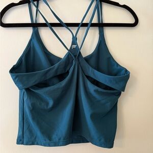 Fabletics Teal Strappy Athletic Short set